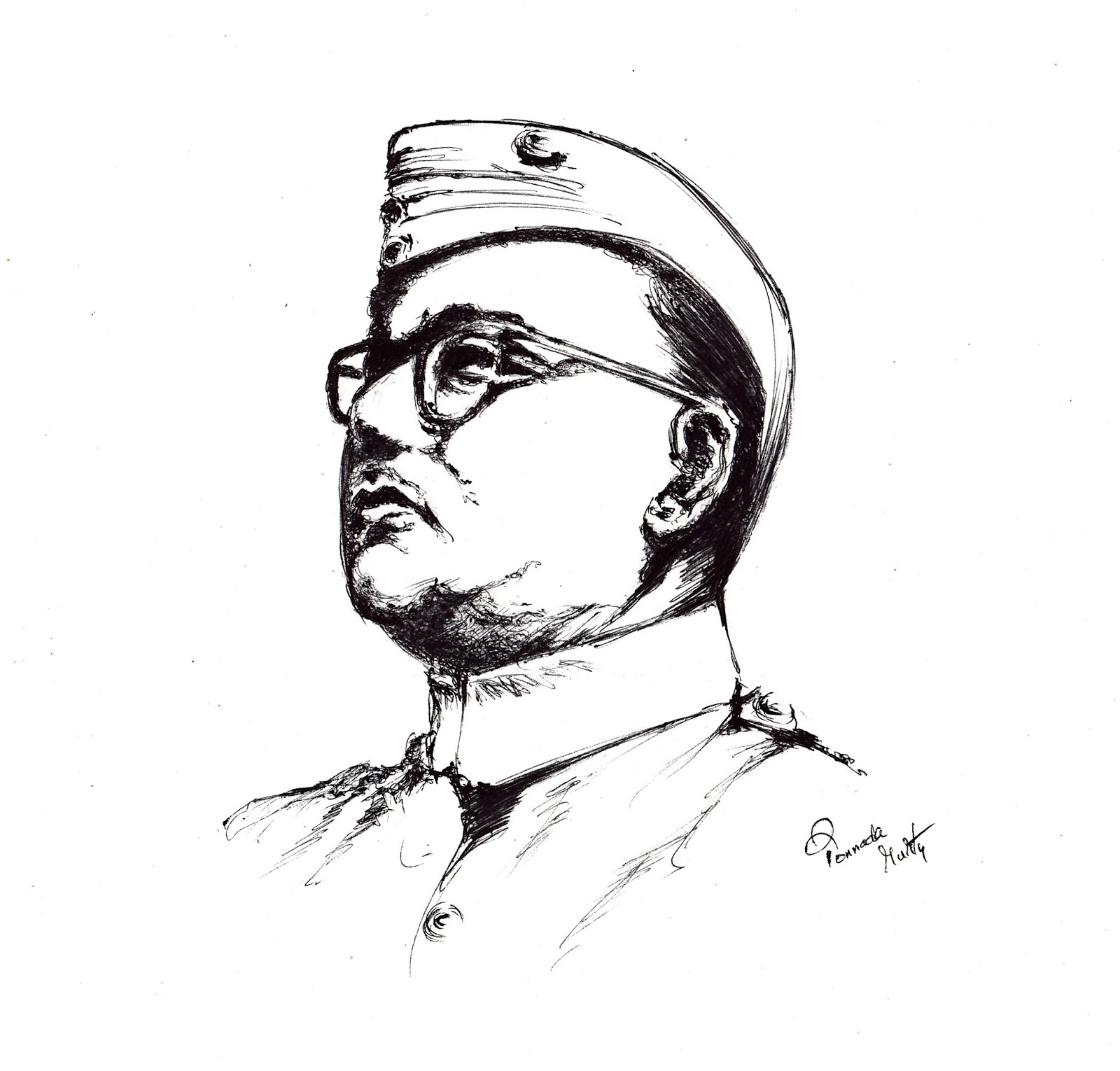 Netaji cartoon